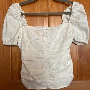 Reformation Radish blouse white size 6